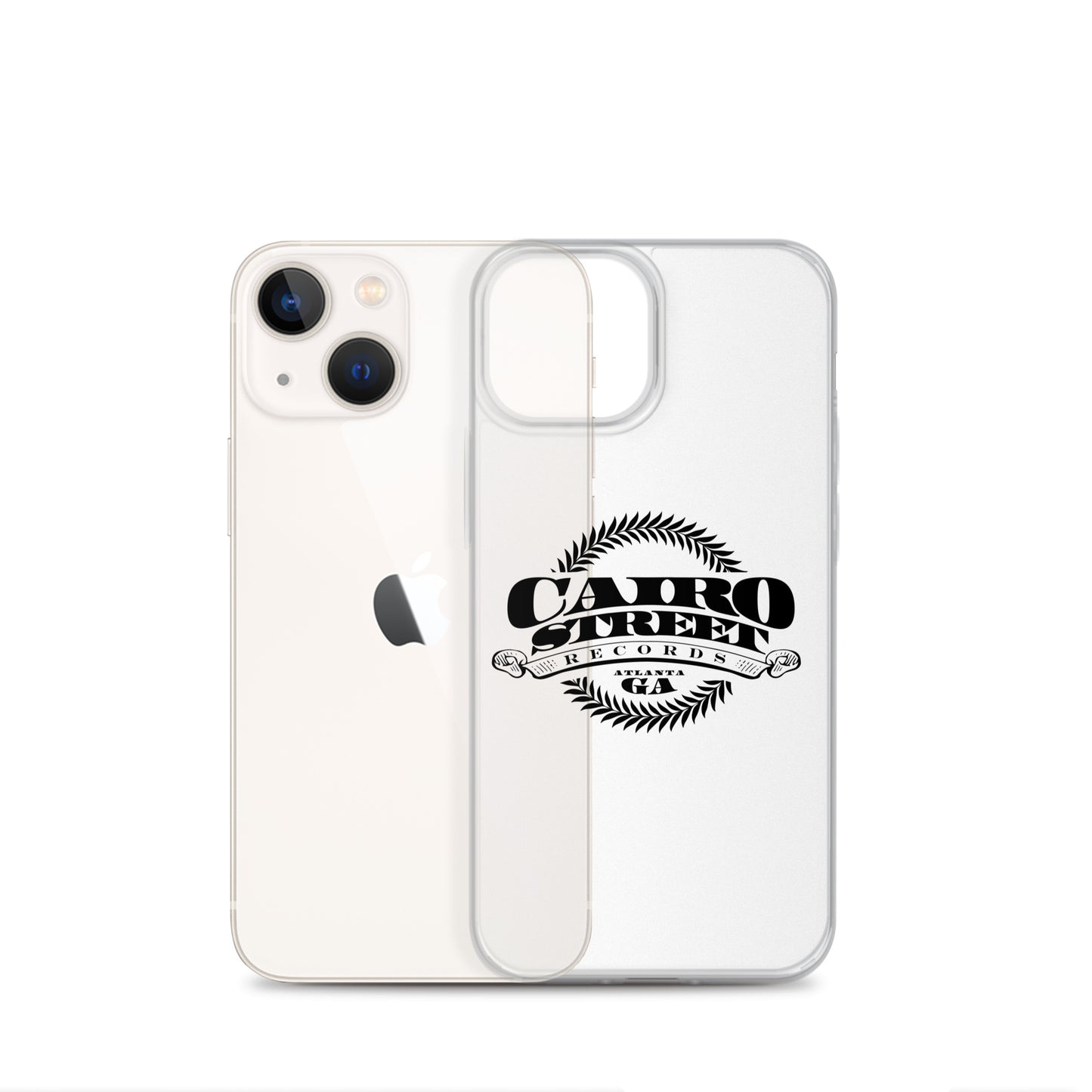 Cairo Street Team Clear Case for iPhone® (Black logo)