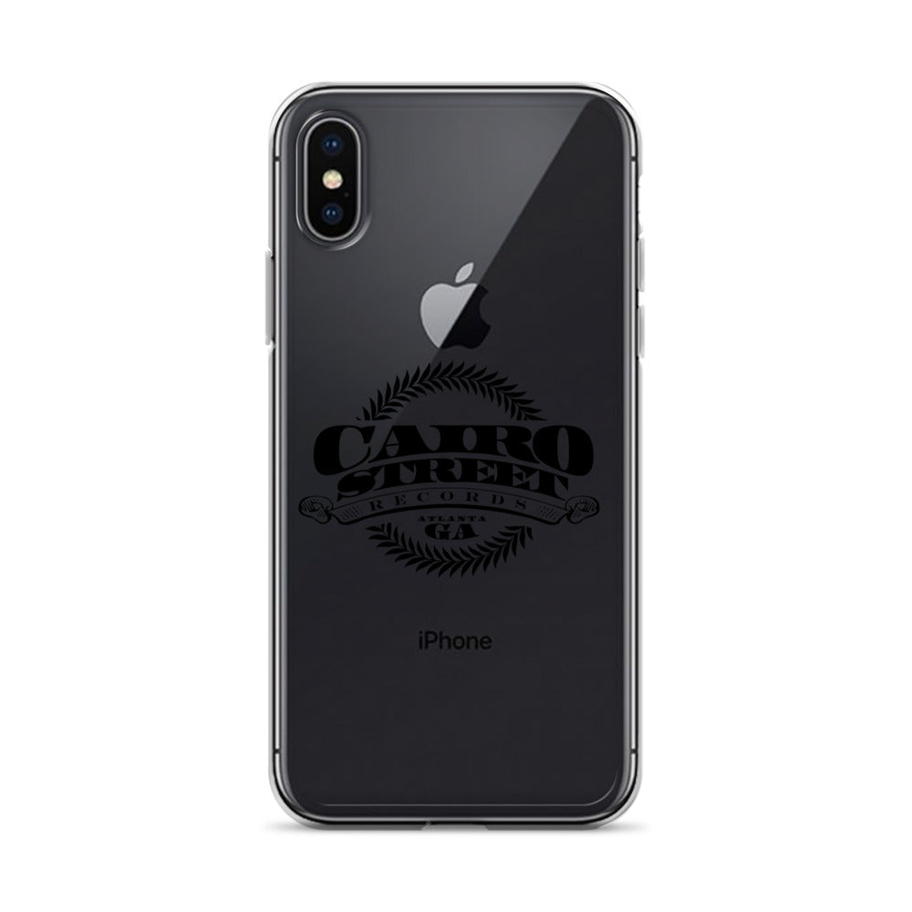 Cairo Street Team Clear Case for iPhone® (Black logo)