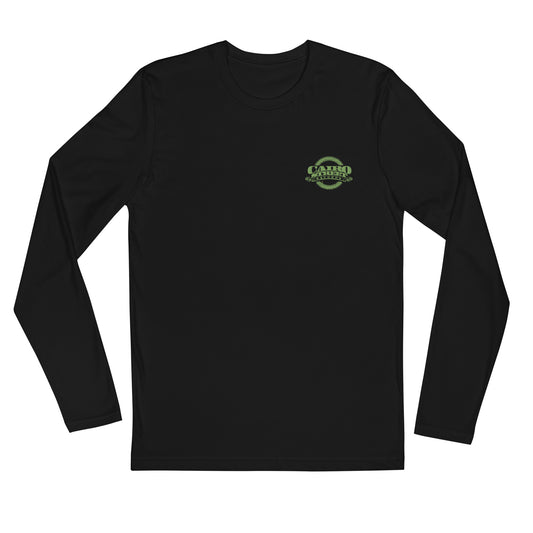 Cairo Street Team Long Sleeve Fitted Embroidered Crew